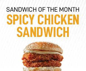 Sandwich of the Month - Spicy Chicken Sandwich